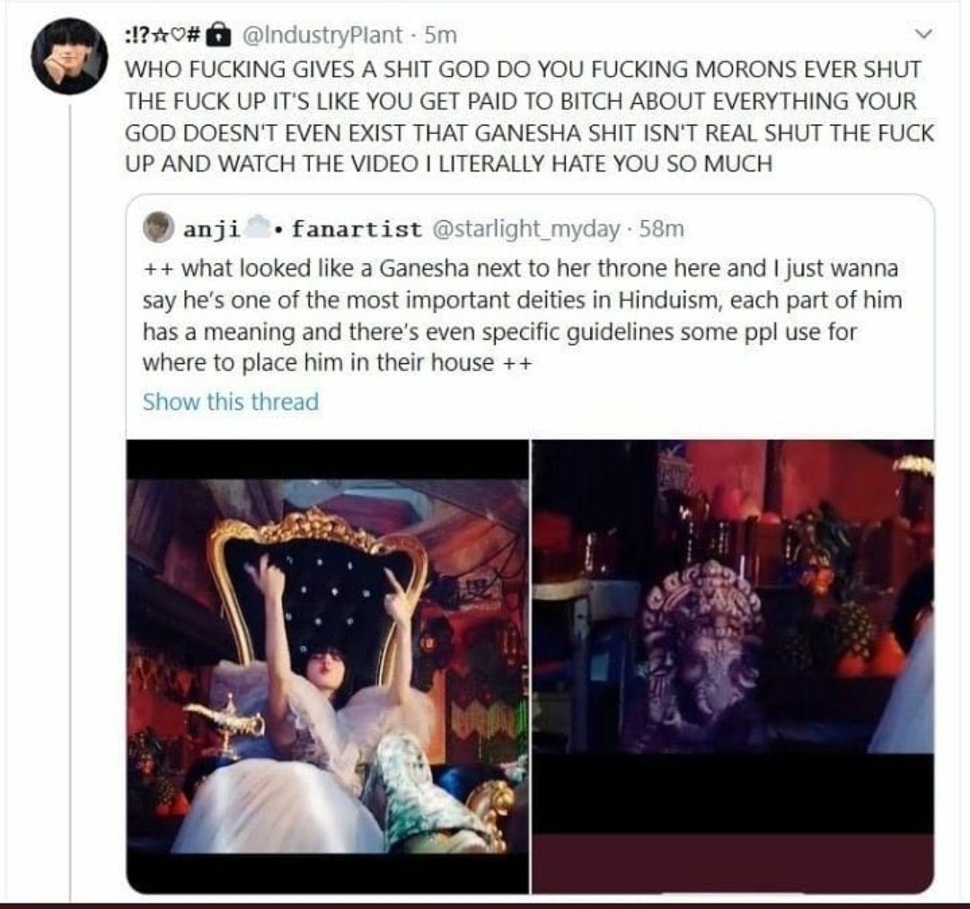 See how toxic people are towards our culture