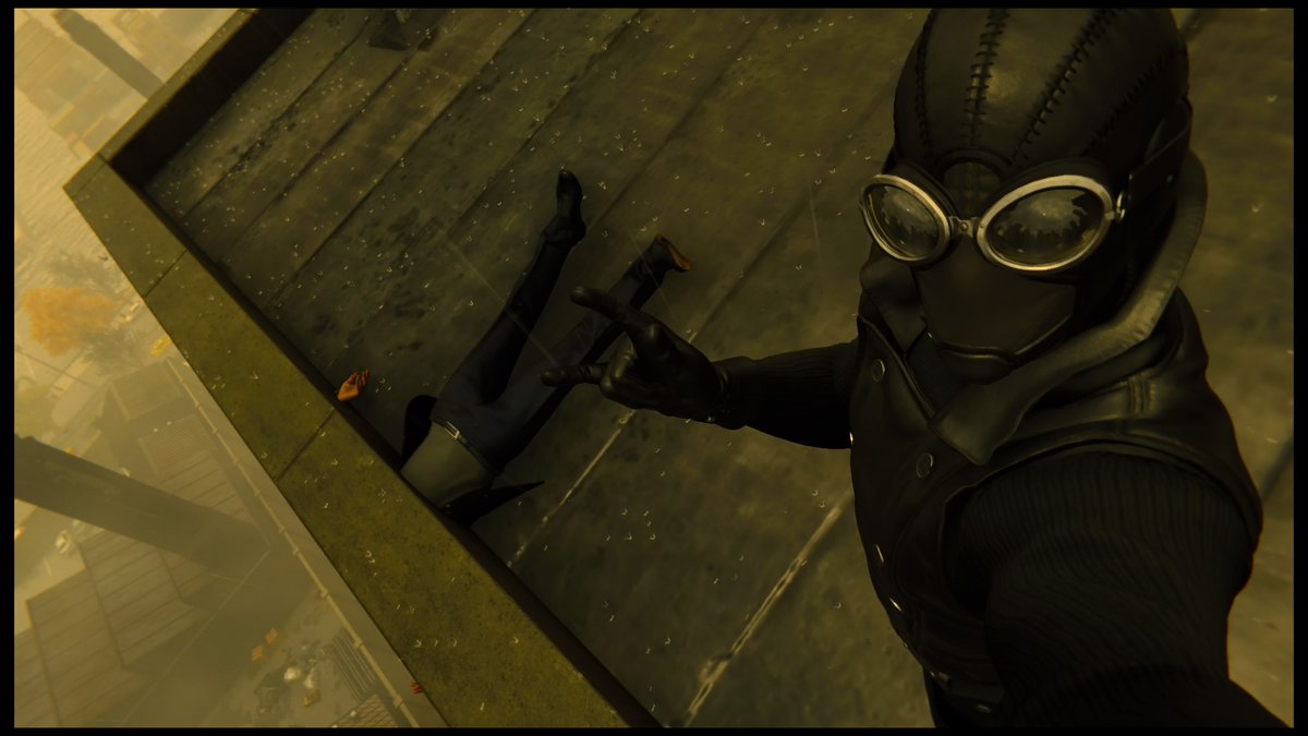 Hit him so hard, he went through the ledge of the building. #spiderman #Saturday #PS5 #Sony #PS4 #PETERPARKER