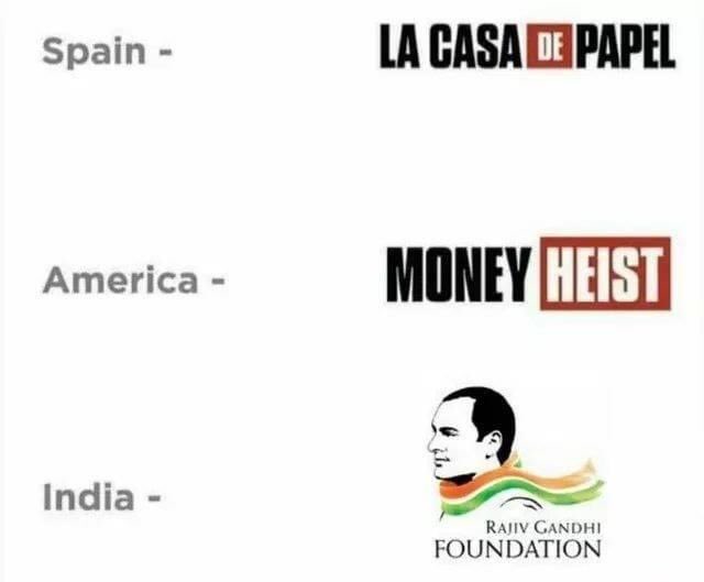 yash_amble's tweet photo. I appreciate guts of Gandhi family..
They did scam in each possible way, whole family is on bail still they are asking for report of PM fund to @narendramodi ji..🤣🤣
#AntonioMaino 
#RahulJaichand 
#SoniaTrustScam 
#CongressMuktBharat 
#CongChinaCash https://t.co/LtBfMZt8wP