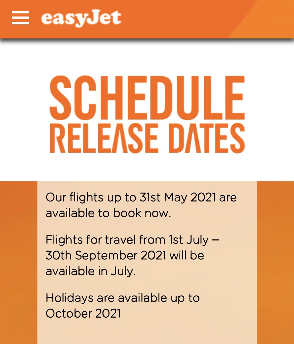 What about June 2021 flights <a href="/easyJet/">easyJet</a> ????