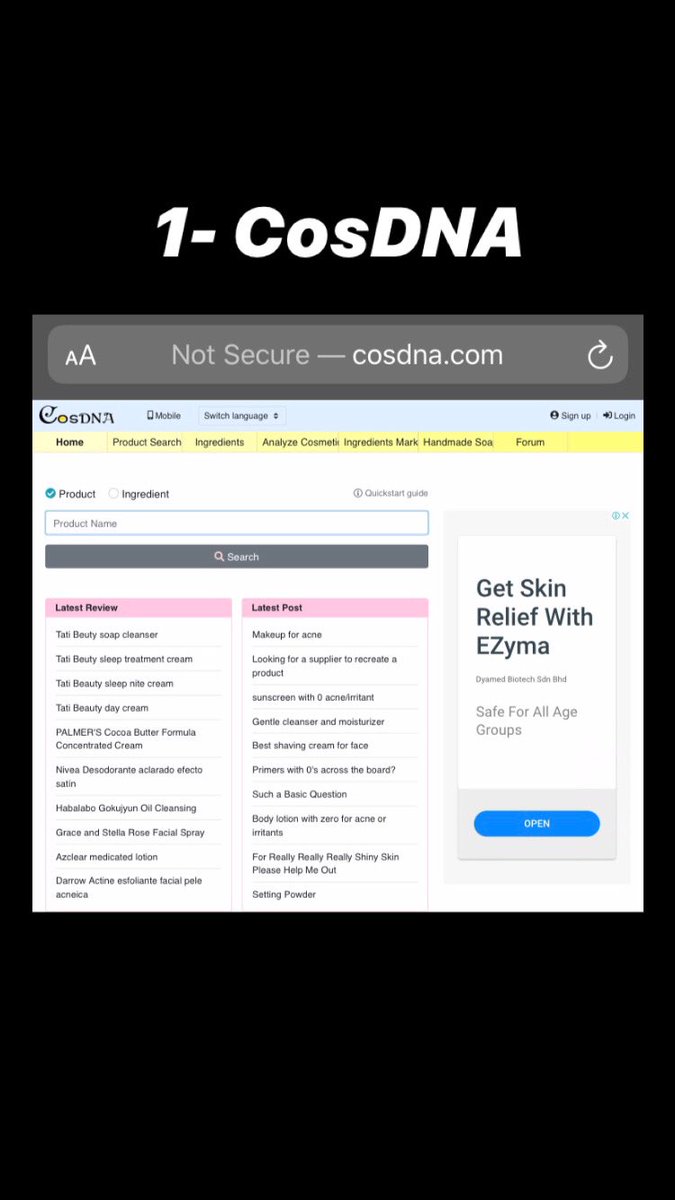 I always use these 2websites ;  http://cosdna.com/  https://www.skincarisma.com/ Very easy to understand, just masukkan your product name or ingredients list. Then terus akan keluar rating safe to be use or not & product overview.Review pun boleh refer kat sini jugak 