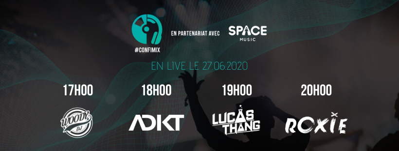 djlucasthang's tweet photo. Ce soir c'est ma session résidence sur #Confimix x #SPACEMUSIC qui sera retransmise sur #Unidecks & @DelacourAgency 💃🏻🕺🏻
17h : DeeJay WooDy
18h : Adikt
19h : Lucas Thang
20h : DJ ROXIE
RENDEZ-VOUS sur la page FACEBOOK CONFIMIX pour venir interagir pendant le Live 🙏🏻 https://t.co/oIXKLOZjwU