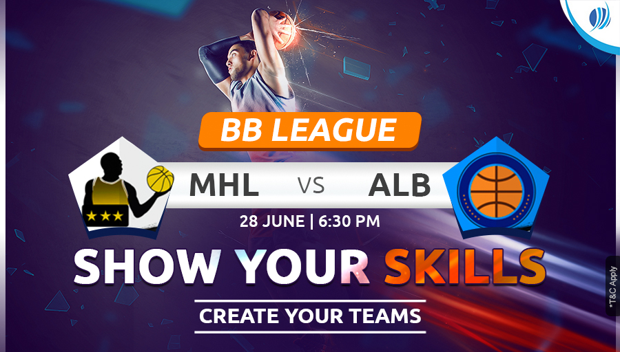 MyTeam_11's tweet photo. 🏆Shoot The Ball | Scoop The Winnings*🏆
🏀MHL vs ALB | BB League🏆
Create your team before 🕡28 June, 6:30 PM🕡 on https://t.co/nICZYf9fKd
#BBLeague #BasketballLeague #Basketball #BasketballMatch #MyTeam11 #BasketBallLover #basketballlife https://t.co/dJBF0ClMr0