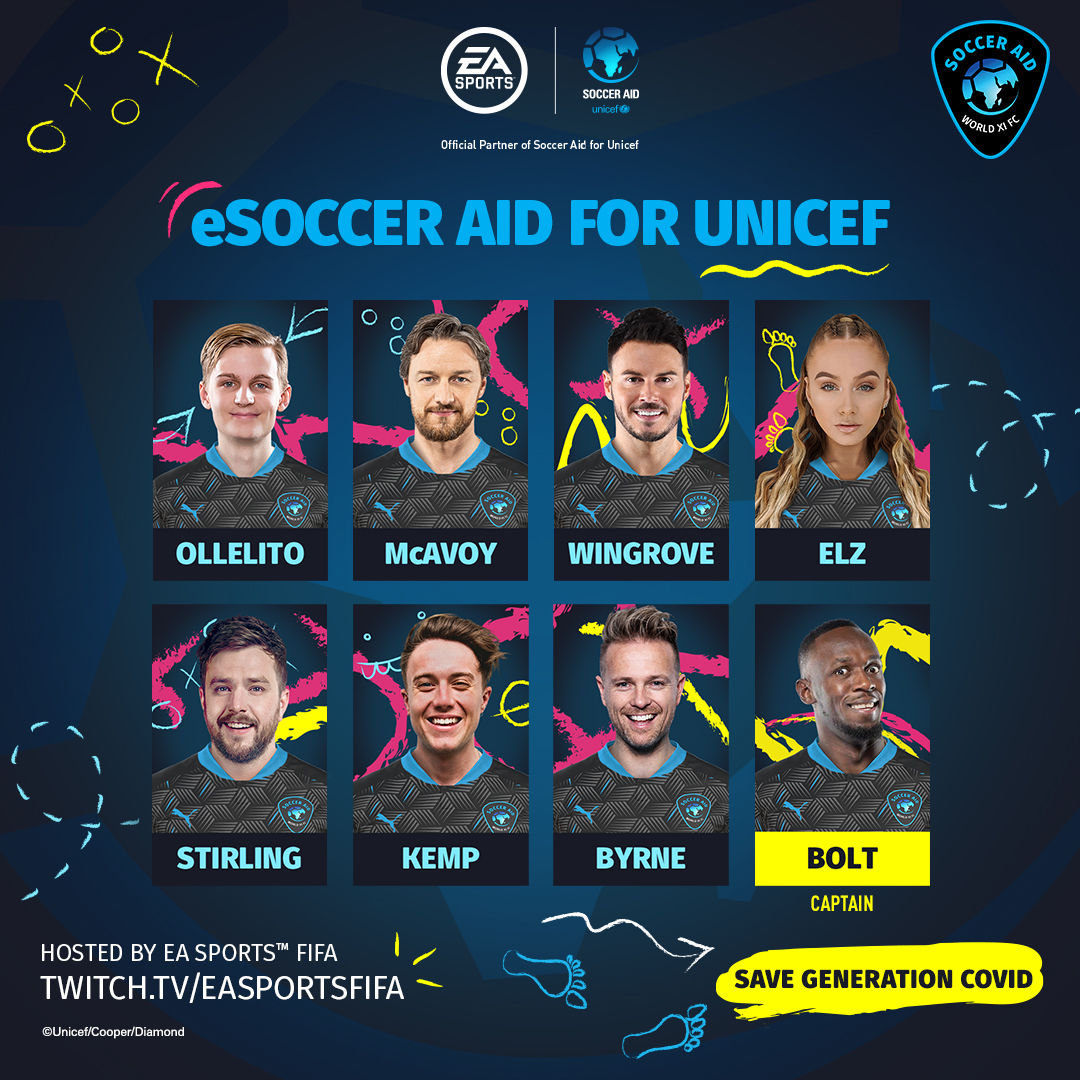 eSoccer Aid para UNICEF voltou - Site Oficial da EA SPORTS