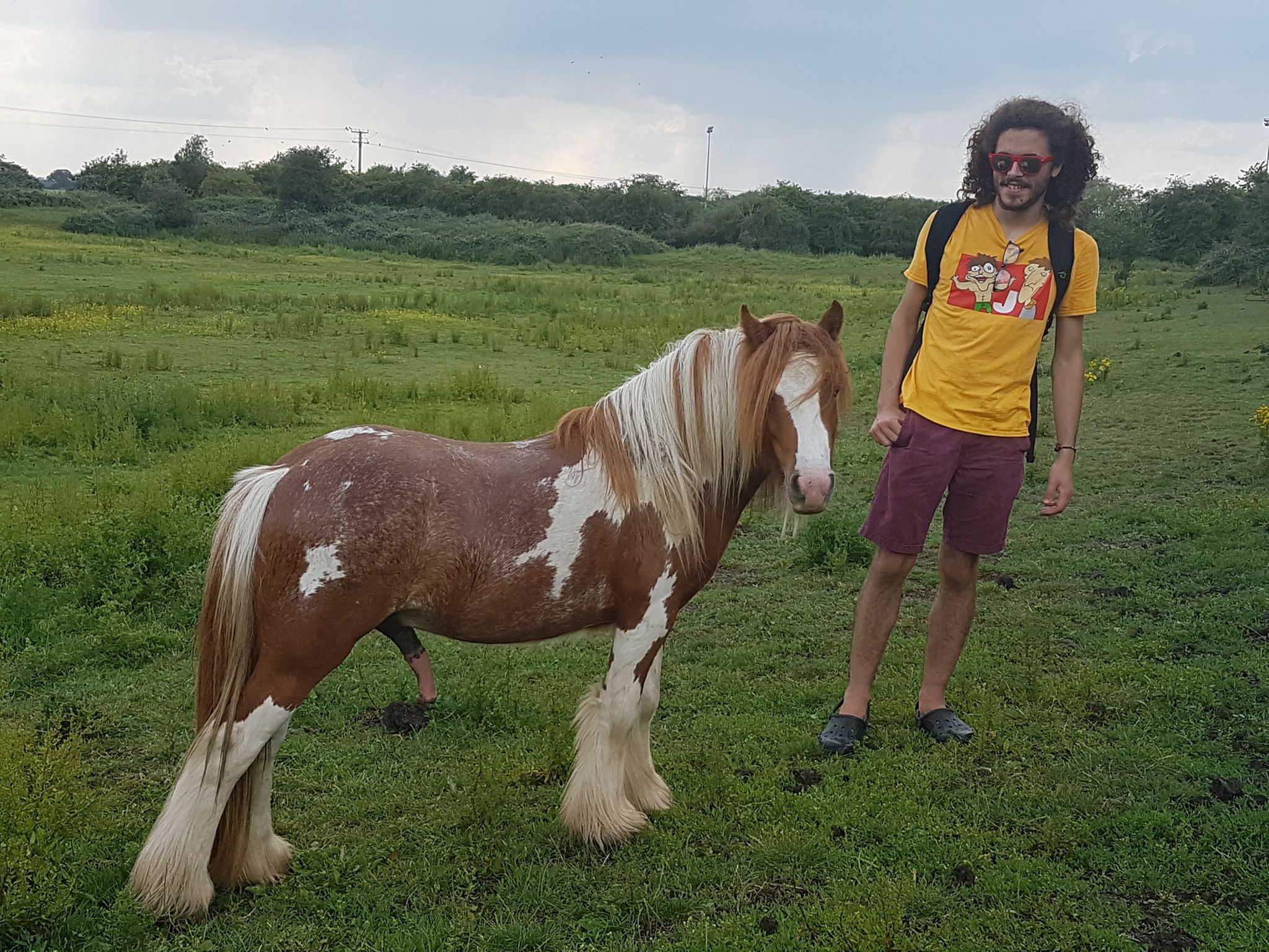 “Reppin the @JamieBeltman and @APTennyo merch with dick the horse penis @Fo...