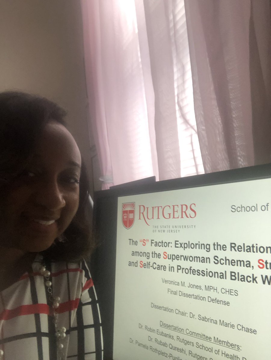 Successfully defended & officially Dr. Jones! #blackphds #blackscholarsmatter #academicdiversity @BlackWomenPhDs #publichealth