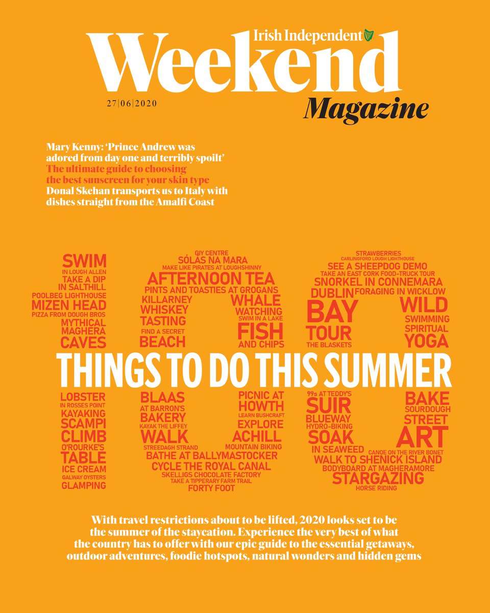 Ireland's Hot 100 for summer has landed! Travel restrictions end Monday, and @poloconghaile, @katymcguinness, @Nicola_Brady, @ThomBreathnach, @JillianBolger & Kathy Donaghy have come up with this amazing list! independent.ie/life/travel/