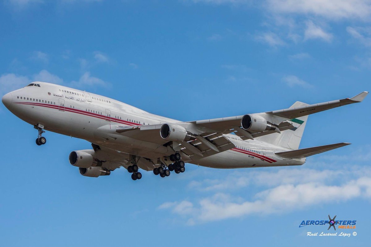 SpottersMelilla's tweet photo. #BuenosDias #Felizsábado

‼️LOS SÁBADOS SON A LO GRANDE‼️

@Boeing 747-433(M) (MSN25074) A6-COM de la Dubai Air Wing en corta final a la #rw31 de #MálagaAGP
.
.
Foto📸: Raúl Lacárcel López
@jmanatol @ibeca73 @hydra_66 @TORRECILLA13 @VadeAviones @VolaBologna @KarlosTorna https://t.co/2yGHjgl3Sl