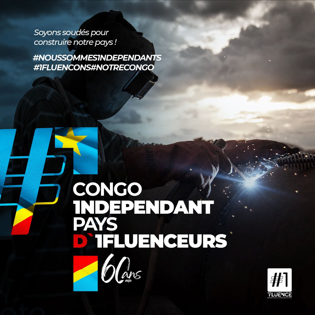 1Fluence_rdc's tweet photo. Quand chacun de nous 1fluence son prochain, c'est le Congo qui avance. Un Congo Indépendant, Un Pays d'Influenceurs. 

Bonne fête de l'Indépendance à tous les Congolais.

J' #1fluence #Moncongo #Rdc60ans https://t.co/FQUY9YYbQP