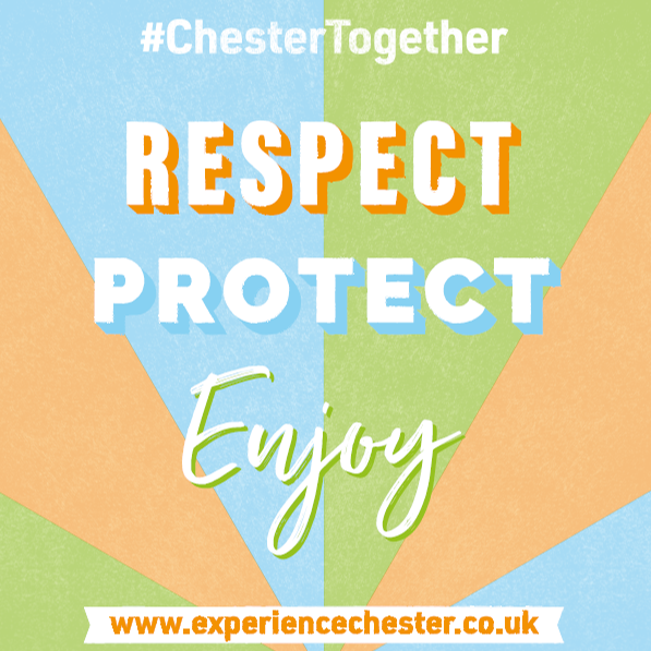 ChesterBID's tweet photo. Alex from @watergatestreet Gallery is welcoming customers and asking you to please keep 'two pictures apart while browsing the art' in order to keep #ChesterTogether #ourchester #simplepleasureschester https://t.co/PugzJzfGvB https://t.co/jKWN6xGdlj