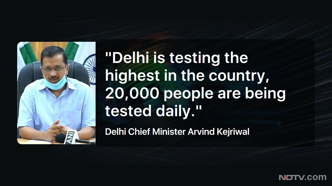 ndtv's tweet image. Delhi Chief Minister Arvind Kejriwal on #CoronavirusPandemic