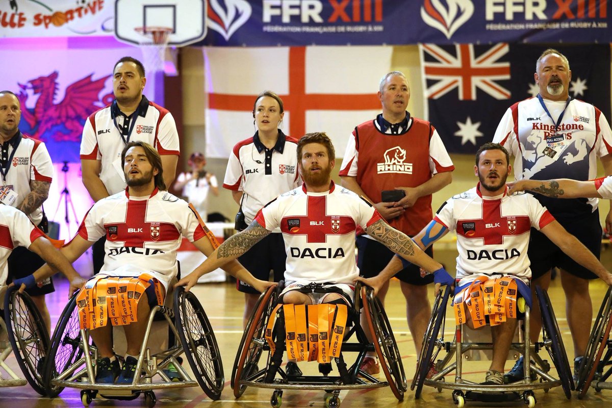 He is now a senior  @England_RL wheelchair rugby league player with an eye on playing at RLWC2021. #ArmedForcesDay2020