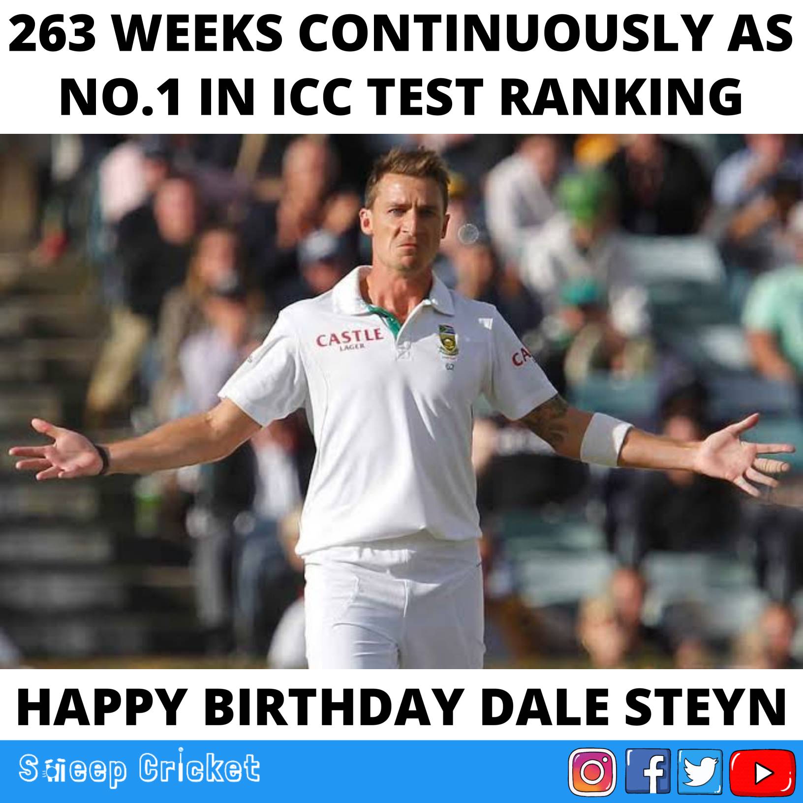 A very Happy Birthday Dale Steyn! 
