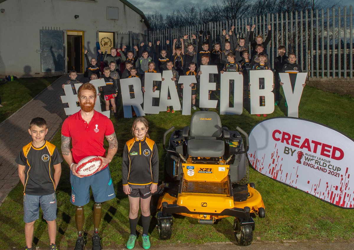 As RLWC2021 wheelchair ambassador, he’s helped deliver CreatedBY RLWC2021 small grants to community clubs across England… #ArmedForcesDay2020