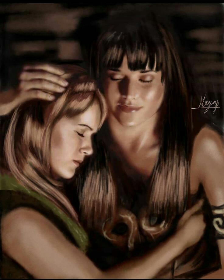 One of the favorite moment of soulmates #soulmate #xenaandgabrielle #xena #...