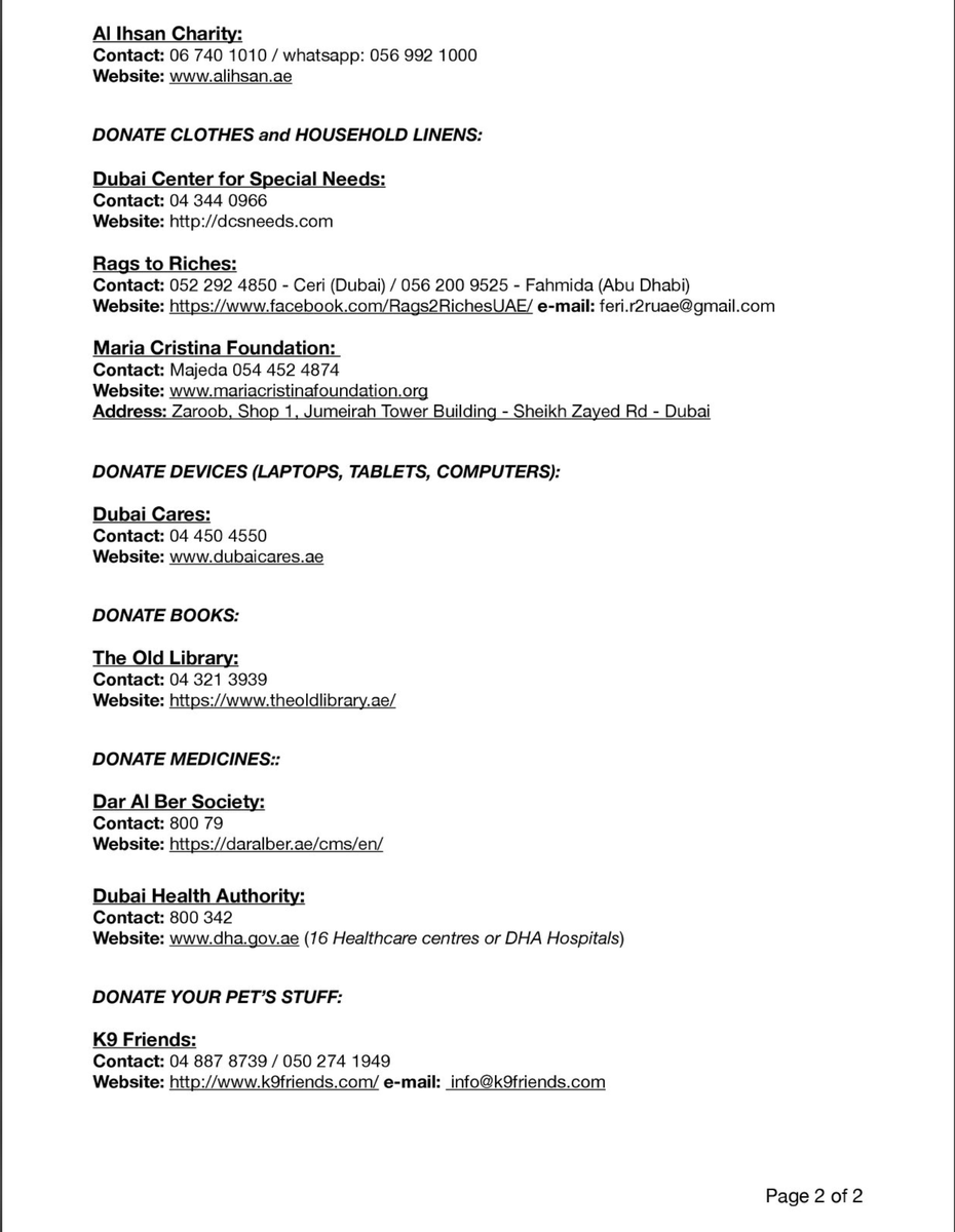 DecluttrMe's tweet photo. If you have been decluttering a lot during this lockdown period or 
in the midst of decluttering currently, this list provides contact details for companies and charities you can give your decluttered items to. Thanks to Erika Saleh for allowing us to share this list! https://t.co/FwZ6zuf2P8