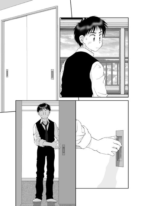 オイラの単行本「かごめかごめ」から
台詞フキダシ擬音無し絵その,23

2枚目のシーンは実際の部屋は和室だったけど、オイラの実体験です
引越し先を決める為の不動産屋さんと一緒に物件を内見した時に置き去りの鏡台に遭遇しました…_φ(^^;;

その後もっと怖い経験も………(°ー°;) 