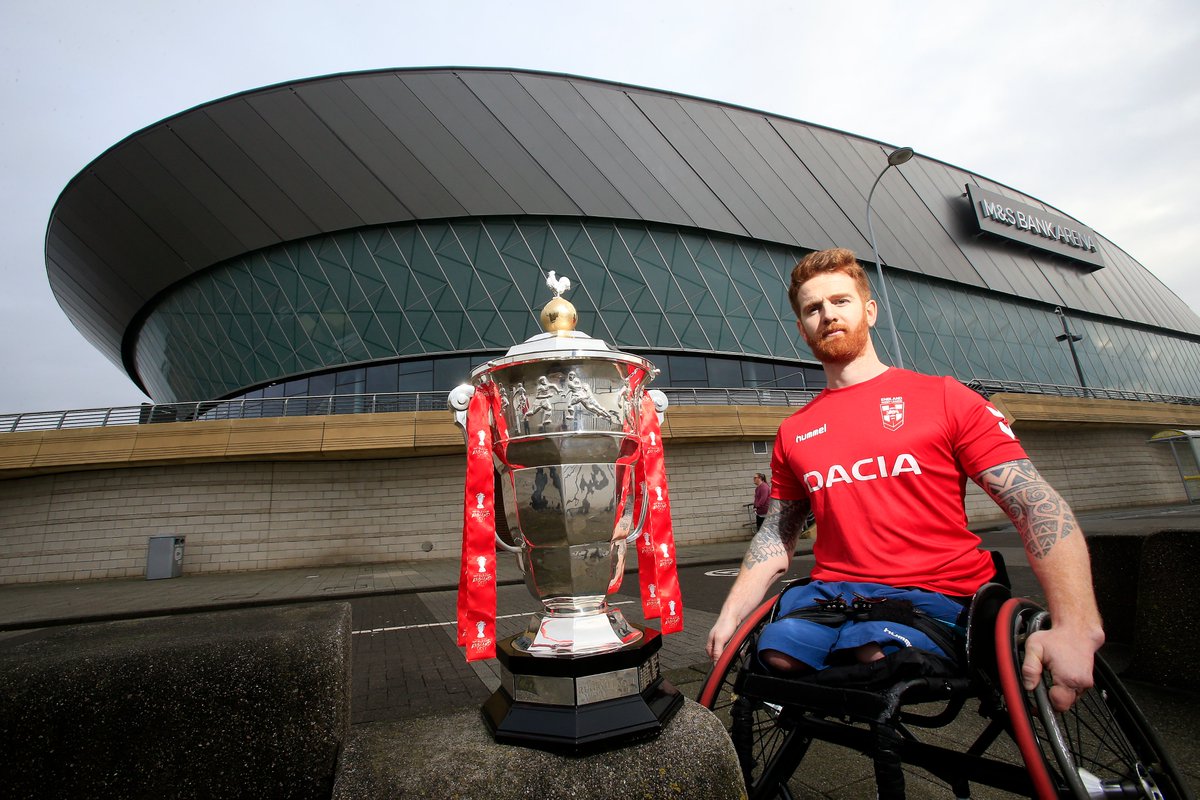 He’s an inspiration. Show support on  #ArmedForcesDay2020.Thank you James. @SimWheelchairRL