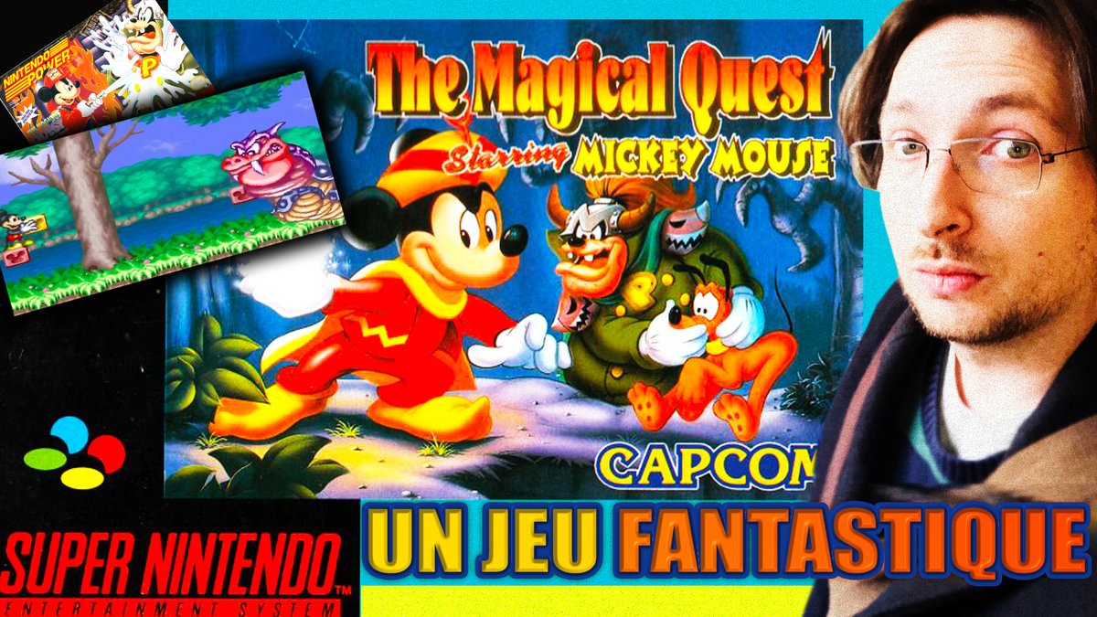 VianneyleBihan's tweet photo. Prochainement sur la chaine Mickey débarquera ;)
#retrogaming #retrogamer #mickeymouse #themagicalquest #retrogame #retrojeu #jeuretro #merciclubdochannel #merciclubdo #youtube https://t.co/s6HXwDdxNm