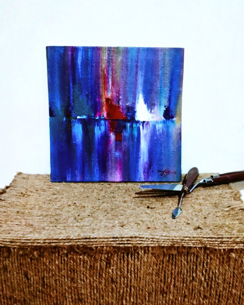 Shades  🎨
#abstractpainting #knifepainting  #artlover #SaturdayThoughts #painting