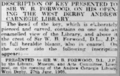 #Liverpool 27th June 1905 - Lister Drive Library, another funded by Andrew Carnegie, is opened by by Sir William B Forewood. Architect Thomas Shelmerdine. Closed in 2006, but now thanks to the amazing efforts of @ListerStepsHub soon to serve the needs of local residents again