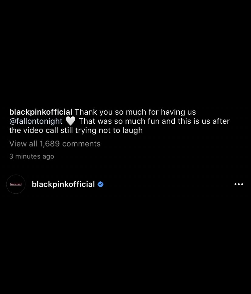 WHO WROTE THE CAPTION 😭

🔗 youtu.be/ioNng23DkIM
#HYLT_StreamingParty @BLACKPINK