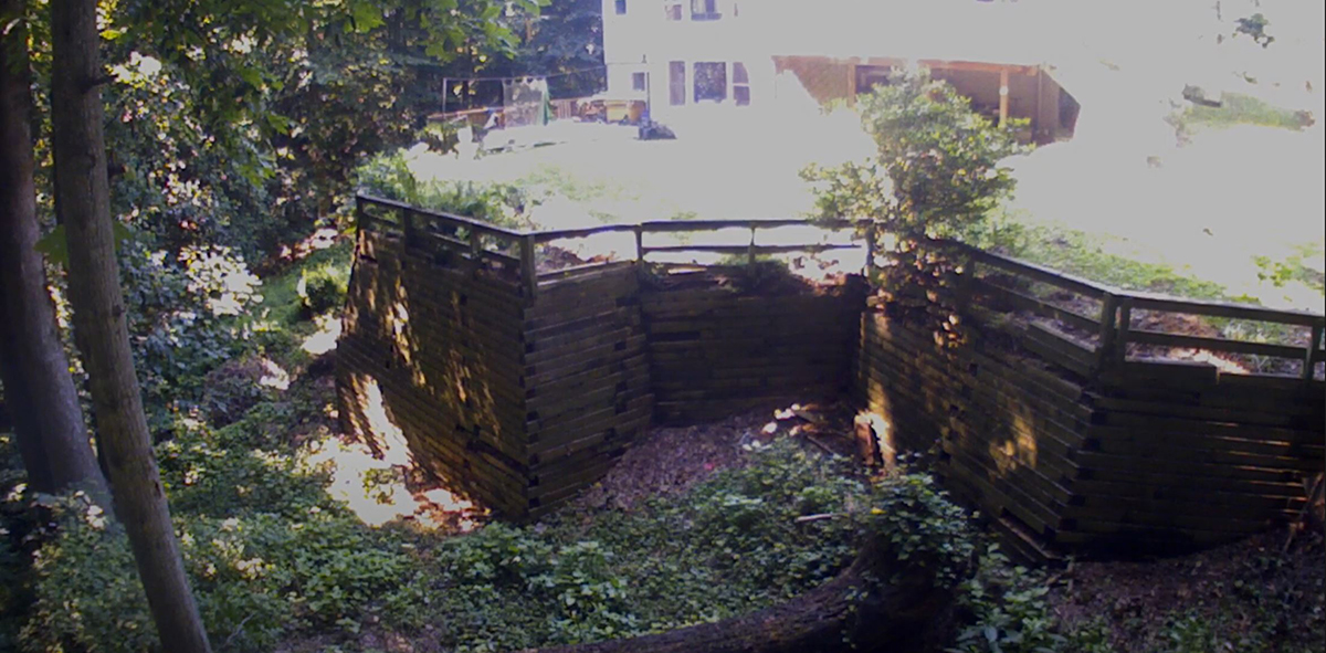 MARKIVBuilders's tweet photo. Replacing a retaining wall is a big project - this short video will give you the low-down on what the process looks like. Watch as we replace this 30-year old wooden retaining wall using Diamond Pro blocks and geotec fabric. https://t.co/BOlgJOvCnU https://t.co/6Mi05RYUAB