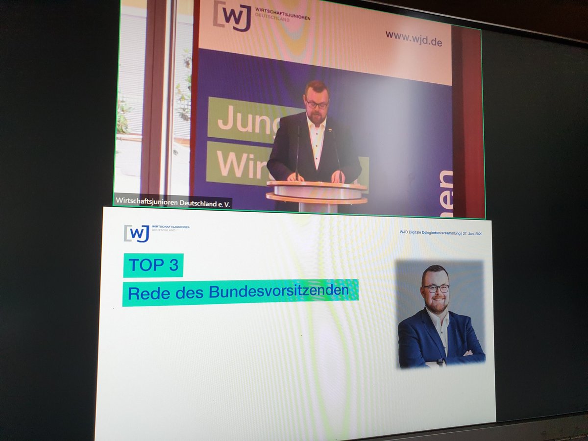 andrea_ruffing's tweet photo. Die WJD-Delegiertenversammlung hat begonnen. Premiere in digitaler Form. 🙂 #Deli2020 #wjd https://t.co/26s1NwZTmC