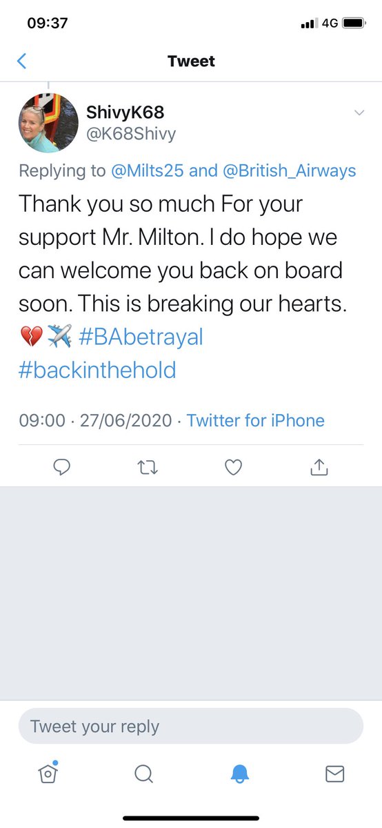 milts73's tweet photo. Dear ⁦@British_Airways⁩ Following my initial tweet below... please see a few of the hundreds of messages I now have on my timeline from other BA Card holders and your amazing and very professional staff.... I ask again.... surely there’s another way..... a fairer way 🙏🙏 https://t.co/ELGcWLUMDt