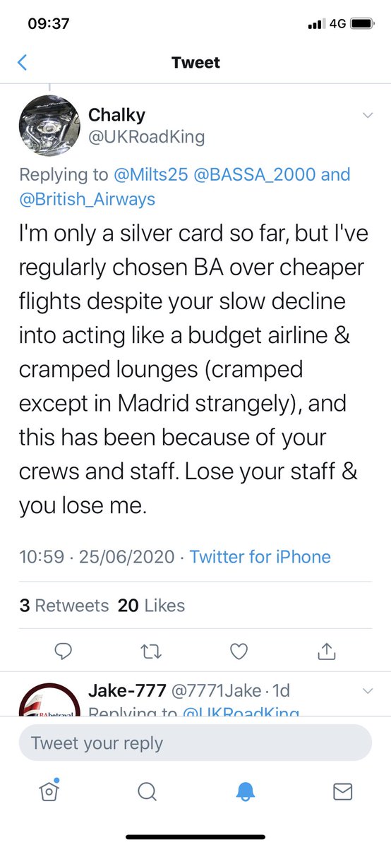milts73's tweet photo. Dear ⁦@British_Airways⁩ Following my initial tweet below... please see a few of the hundreds of messages I now have on my timeline from other BA Card holders and your amazing and very professional staff.... I ask again.... surely there’s another way..... a fairer way 🙏🙏 https://t.co/ELGcWLUMDt