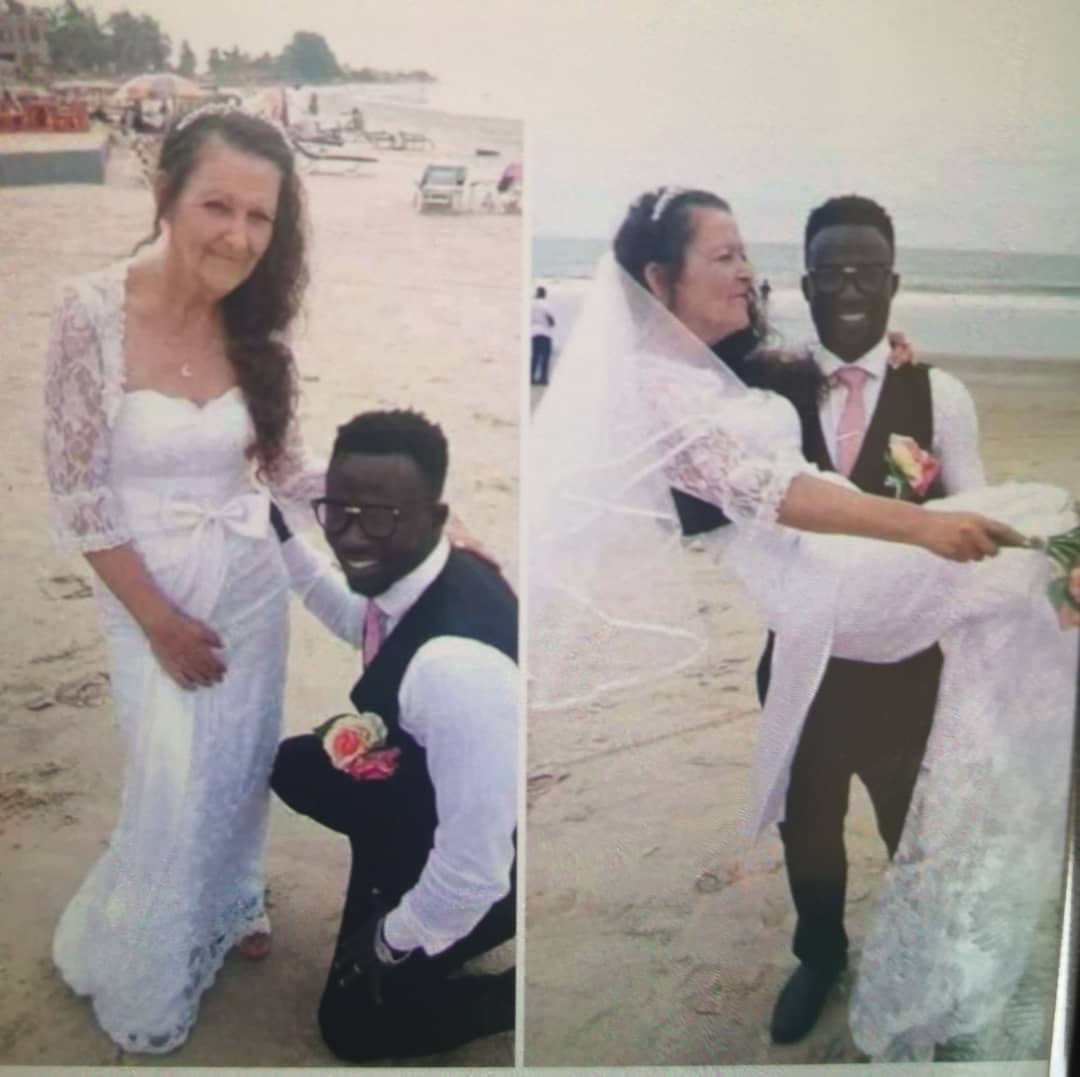AsserNtinda's tweet photo. Who says age makes a difference? This young man from Nigeria has, in equal measures, emulated the President of France, Emmanuel Macron. Macron is younger than his wife's last born. But life still goes on. So, too, must life go on for this young man. Do not pass judgments. https://t.co/J33i37sR44