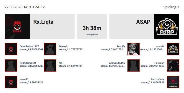 KorbiBryant's tweet image. Heute geht es bei mir am Kanal bereits Nachmittags zur Sache. Wenn ihr noch Unterhaltung vor dem letzten Bundesliaga Spieltag sucht, dann schaltet ein. Ich freue mich auf euch!

⏰ 14:30 Uhr
🏆 @99DAMAGEde Div. 4.5
🆚 @ReddixGaming vs @ASAPxCS 
📺 twitch.tv/korbibryant