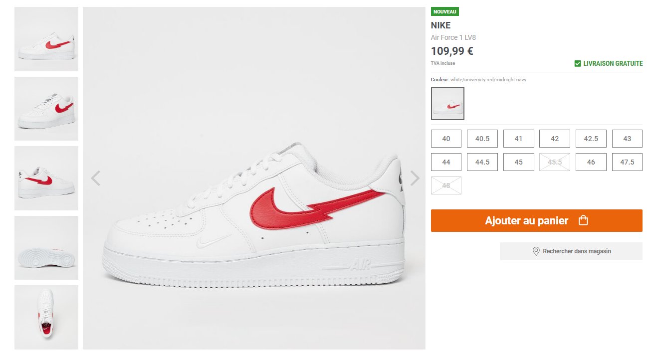 nike air force 1 lv8 euro tour white university red