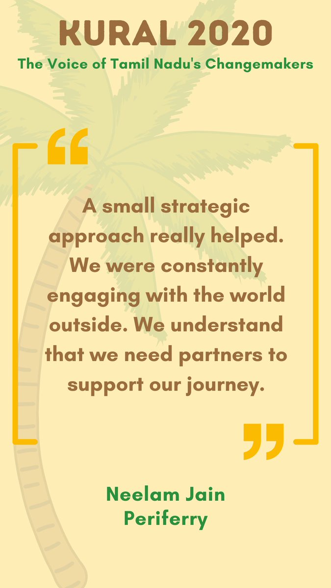 YeinUdaan's tweet photo. Insights from startups and sports interventions, shared during Kural 2020. @VidhyaVidhai @periferrydotcom https://t.co/QkNehdwjc7