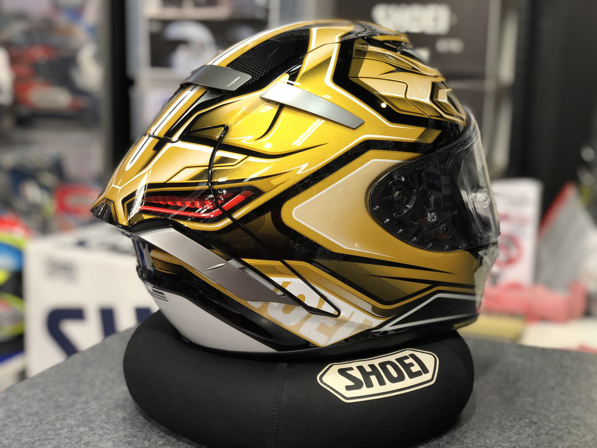 SHOEI X-FOURTEEN X-14 ヘルメット エアロダイン グリーン