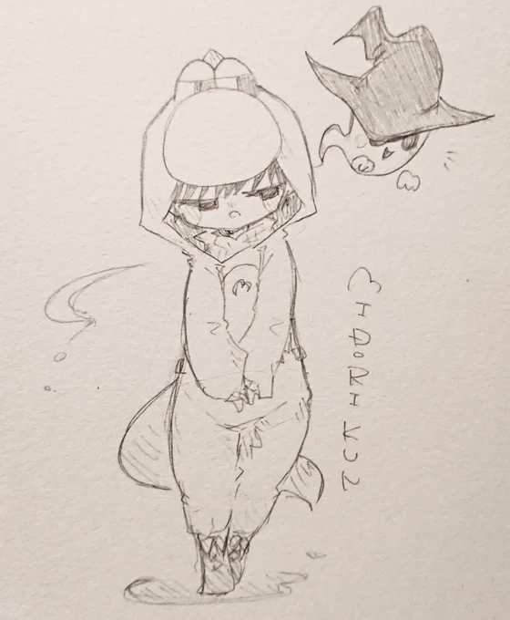 ミドリくんとミドリオバケくん
#緑色さんご自由にどうぞ 