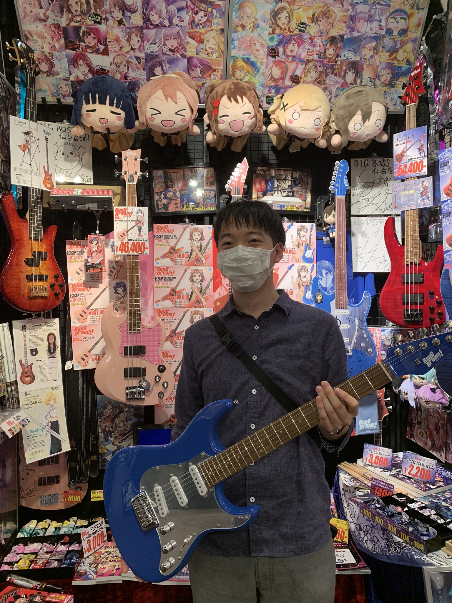 Bigboss仙台 祝 納品 Bangdream Snapper Tae 納品させて頂きました T様 大変お待たせ致しました アフターケアもお任せ頂き 末永くご愛用下さいませ Bigboss仙台より感謝を込めて Esp Bigboss 仙台 Espguitars バンドリ ガルパ