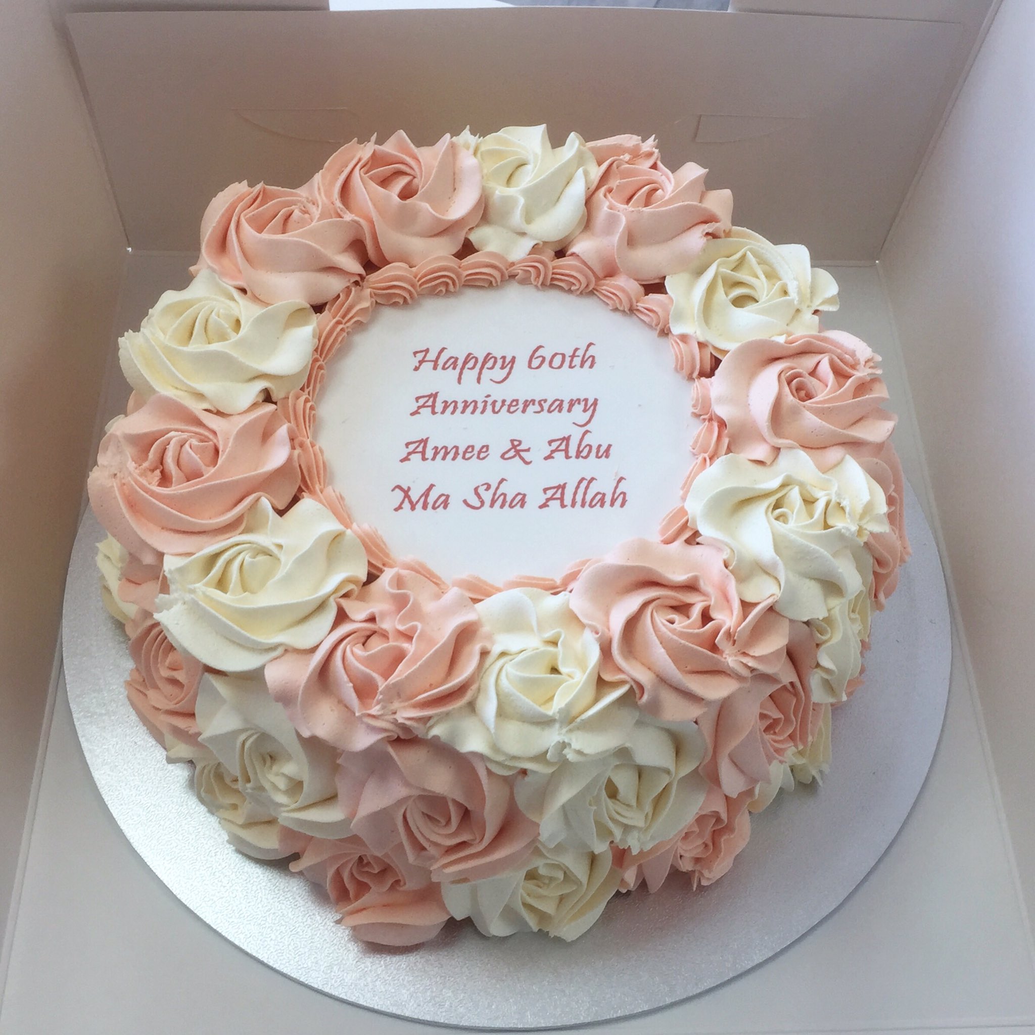 Two-Tier] Rose Swirl | Perhaps A Cake