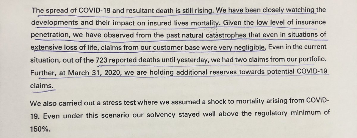 Penetration of Life Insurance is so minimal, even Covid related deaths will not have any significant claims outflow ~ ICICI Prudential Life Insurance.