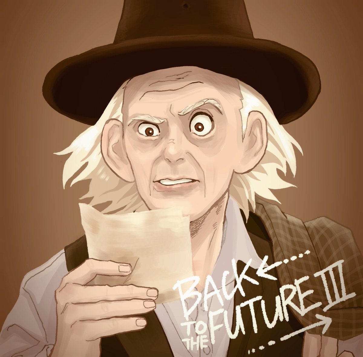 ドクかっこよかった Bttf35周年 バック トゥ ザ フューチャー 神無月ピヨ のイラスト