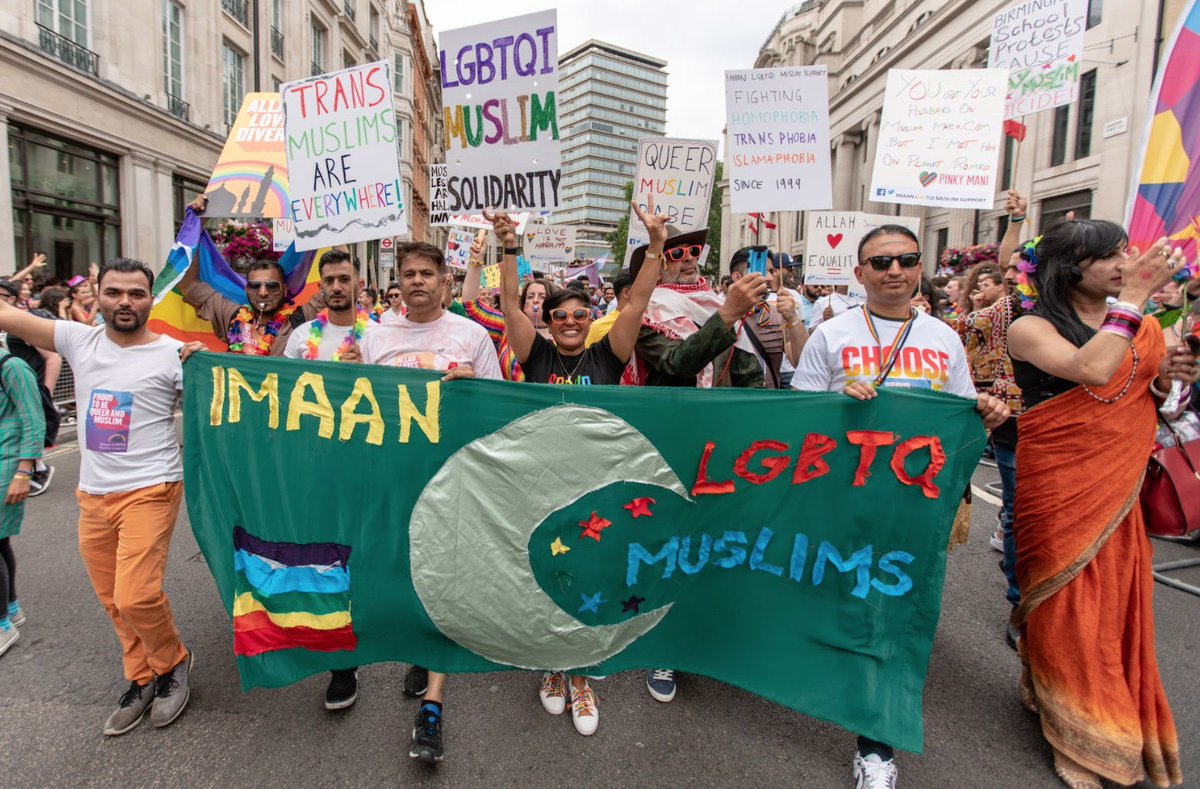 🌈 Happy Pride everyone! Even on lockdown we’re still out proud to be LGBTQ+ and Muslim. Sending love and solidarity to queer Muslims around the world 🌍 #YouMeUsWe #PRIDE2020