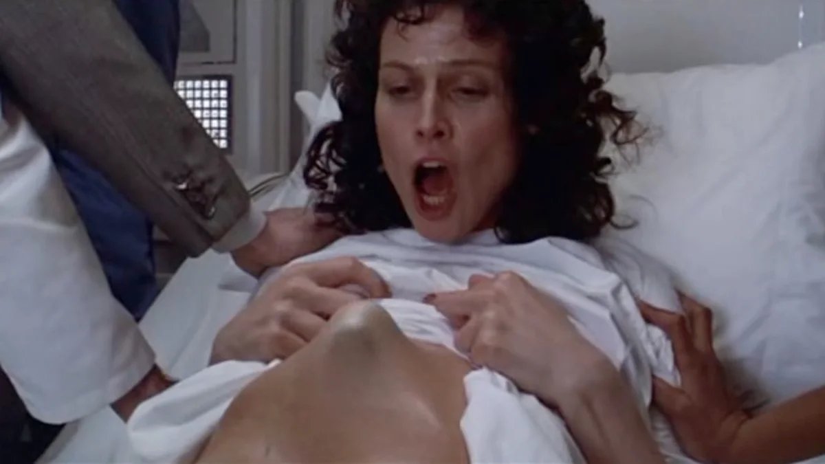 Gibboanxious's tweet photo. The Top 10 Movie Dream Sequences (10-6):

10. Slide (Fight Club)
9. Salvador Dalí's surreal trip (Spellbound)
8. Maggot baby birth (The Fly)
7. Cold turkey baby (Trainspotting)
6. Ripley getting chestbusted (Aliens)
#DreamSequences #MovieDreamSequences https://t.co/dOSHk3L0MU