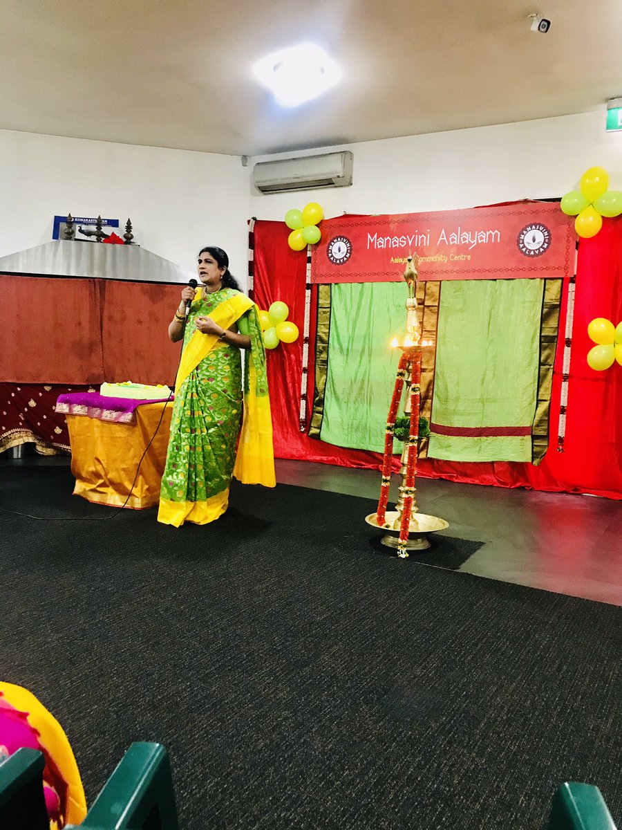 MuddamJyothi's tweet photo. Thank you so much Manaswini Alayam for inviting Jagruthi on the First Anniversary . It’s  our honour to be part of it and sharing the Dias with  Honorable Anahila Kanongata'a Suisuiki, MP, Papakura.
Thanks a lot for the honour and love you gave 🙏 
#WomensupportNZ
@RaoKavitha https://t.co/pPKfonKDGz
