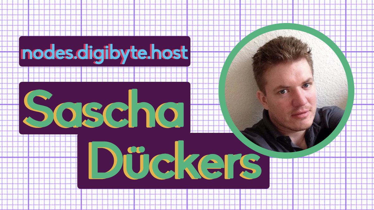DigiByteDaily's tweet image. Today the #DigiByteProfileProject brings you software engineer, entrepreneur, and creator of nodes.digibyte.host — @_saschad!

Sascha's node crawler &amp;amp; map provides network transparency, and it shows the location of open #DigiByte nodes around the world!