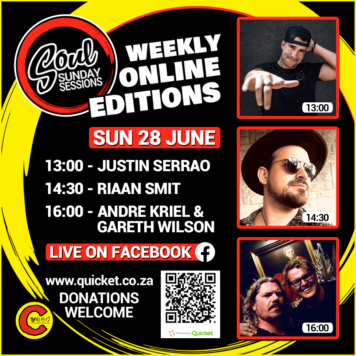 CWeedEvents's tweet image. Amazing live online music this Sunday facebook.com/cweedevents also last chance to donate and win that amazing beach holiday for 4 persons qkt.io/7yYwwc