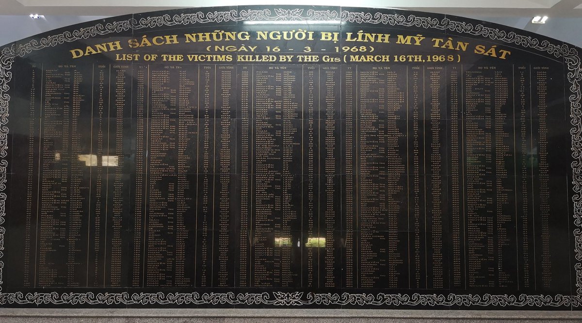 Charlie Company spent 4 hours in My Lai and in this time at least 504 people were murdered. There were 20 known rapes with victims as young as 10