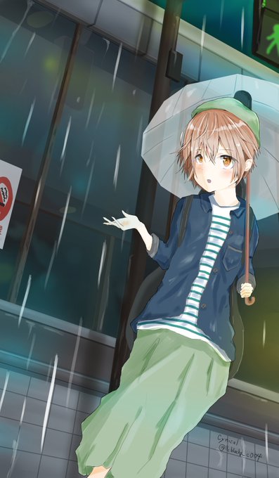 雨 のtwitterイラスト作品 人気順