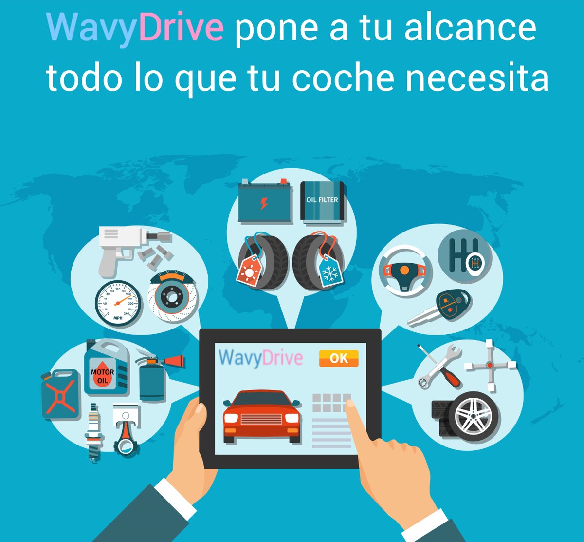 WavyDrive's tweet image. Ya está aquí el #Verano y tenemos que poner a punto nuestro #Coche, pero que pasa si estando de vacaciones tienes un problema, a que #taller llevo mi coche... @WavyDrive,pone al alcance de tu mano todo los talleres cerca de ti, siempre, estés donde estés.