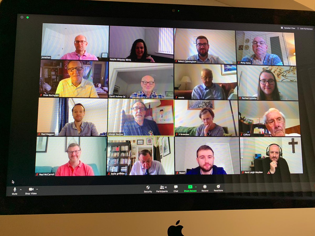 Our Trustees (Brigade Executive) are meeting virtually at the moment as we continue to plan for the future - please keep them and their discussions in your thoughts and prayers 🙏🏻 #BoysBrigade #FaithInYoungPeople #BBweekend