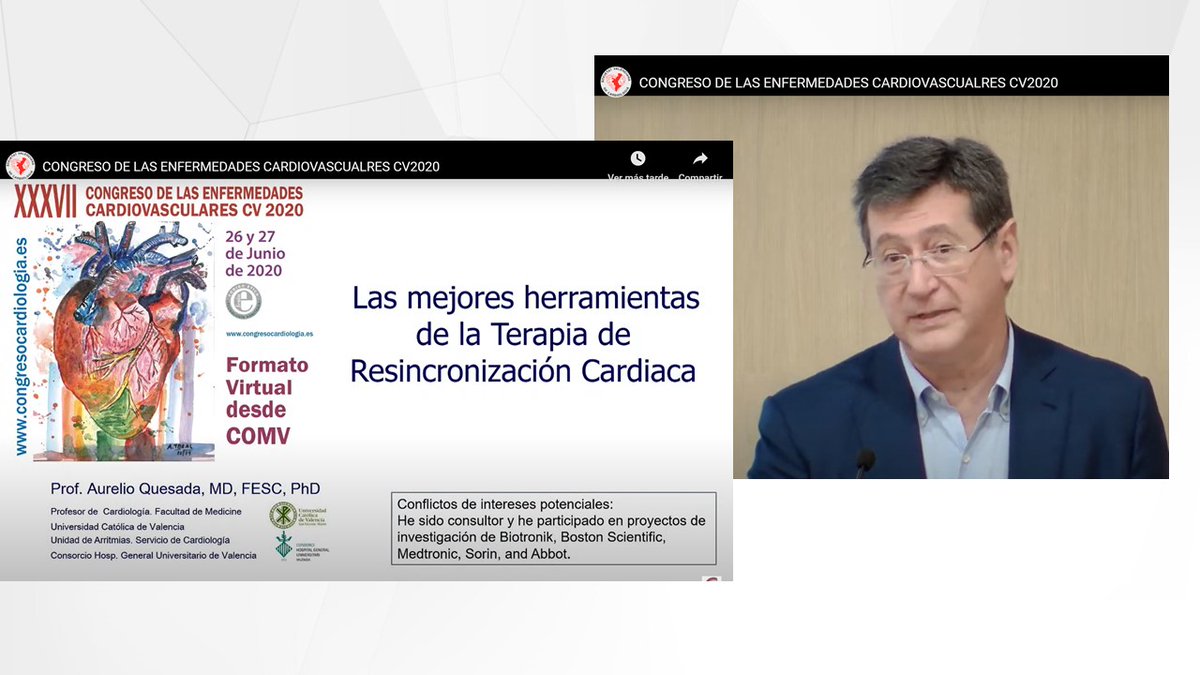 Cardio_delaGuia's tweet photo. Las Mejores Herramientas de la Terapia de Resincronización Cardíaca. Excelente exposición del Dr Aurelio Quesada en #eSVC20 @SVCardio @mi_cardiologo @yulnunezvill @ValleAlfonso @SantasEnrique @Miriamsandin @secardiologia @blogarritmias https://t.co/to1d5bT6Mn